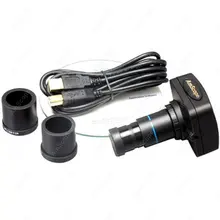 Microscópio amscópio com câmera digital, suprimentos para amscópio, câmera digital com kit de calibração usb3.0 em tempo real