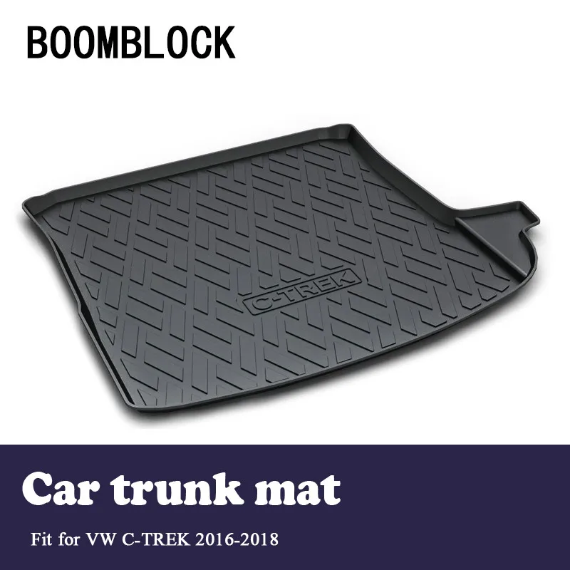 

Auto Car Cargo Liner rear trunk mat For VW C-Trek 2016 2017 2018 Luggage Tray Carpet Mud Anti Kick Cover carpet Mat Accessories