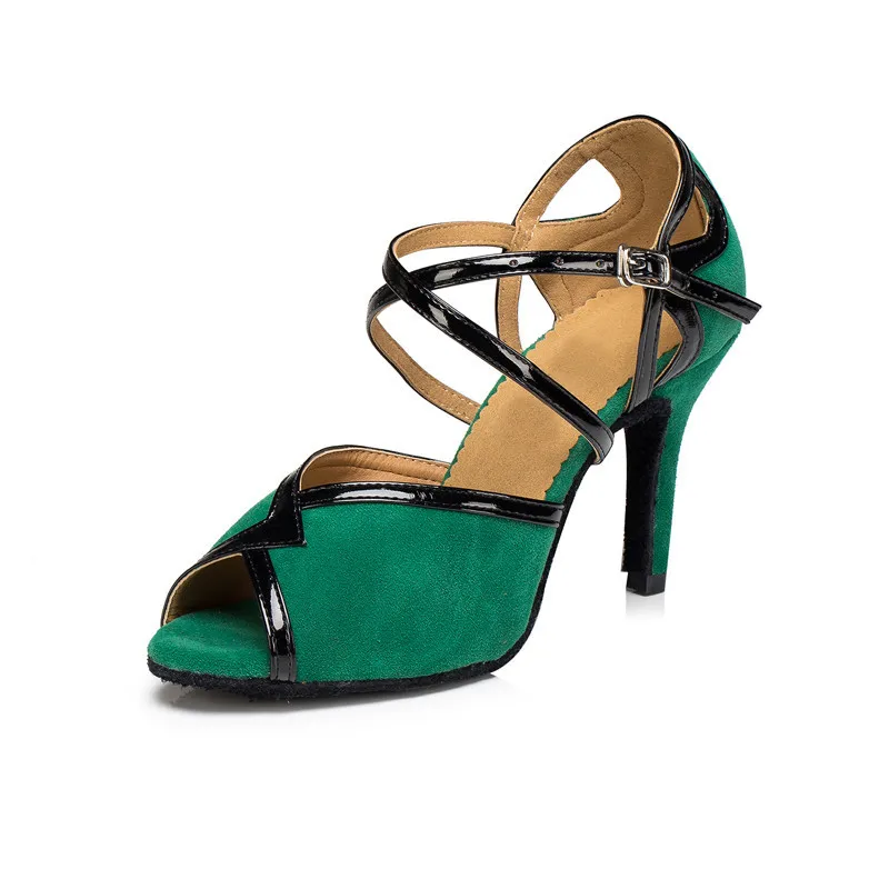 Professional Ladies Women Tango Salsa Ballroom Latin Dance Shoes 2.36 3 4 Inch Heels