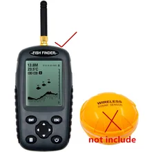 Wi-fi Fish Finder Russian English Menu 125kHz Sensor Sonar Echo Sounder Waterproof Fishfinder ffw718 upgraded model