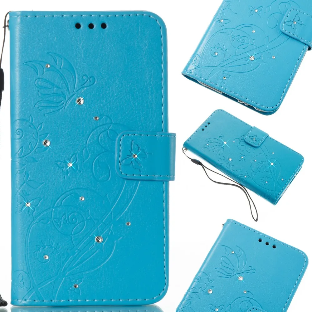Flip PU Leather Wallet Diamond Bling Campanula Flower Mandala Case Back Cover For Samsung galaxy J530 EU Version | Мобильные