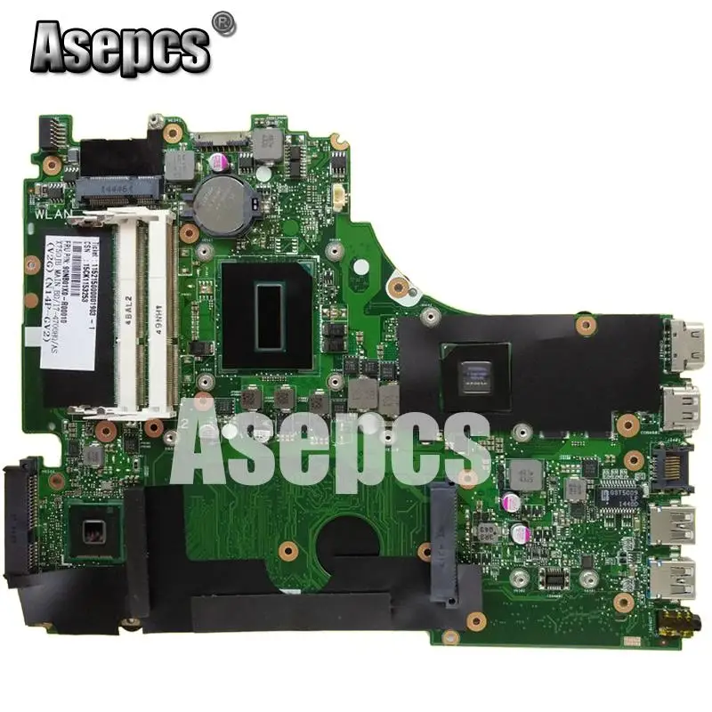 Asepcs X750JB GT840M/2 GB-I5-4200HQ материнская плата для ноутбука ASUS X750J k750J A750J X750JN X750JB