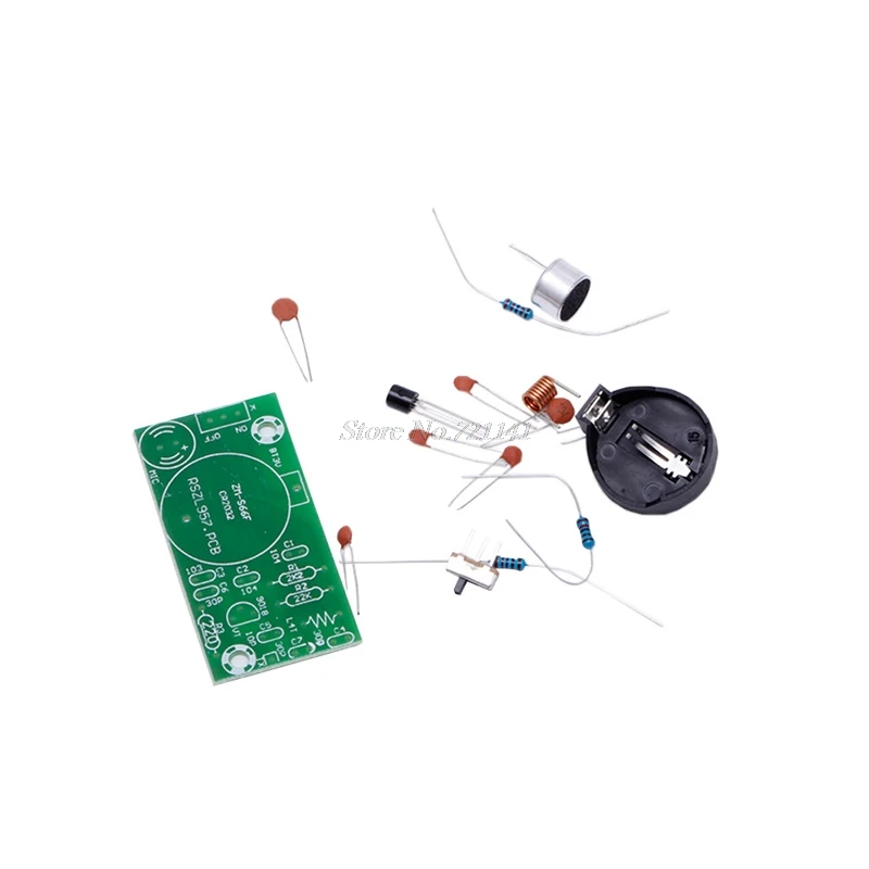 Простой FM беспроводной микрофон части электронный Обучение DIY Kit новые Интегральные схемы