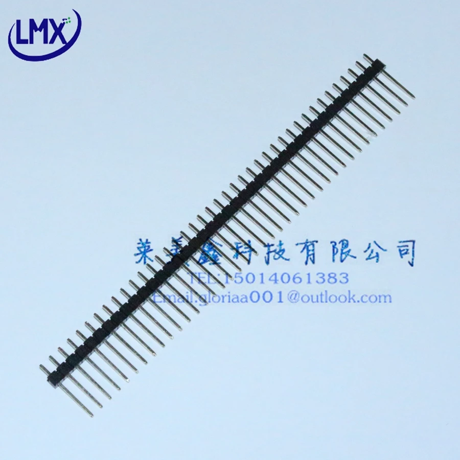 20 шт./лот 2 54 мм 1 * 40pin Однорядная прямая игла 13 разъем штырьковый медный штекер |