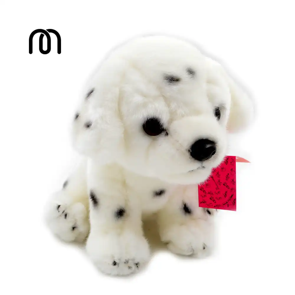 chien peluche blanc