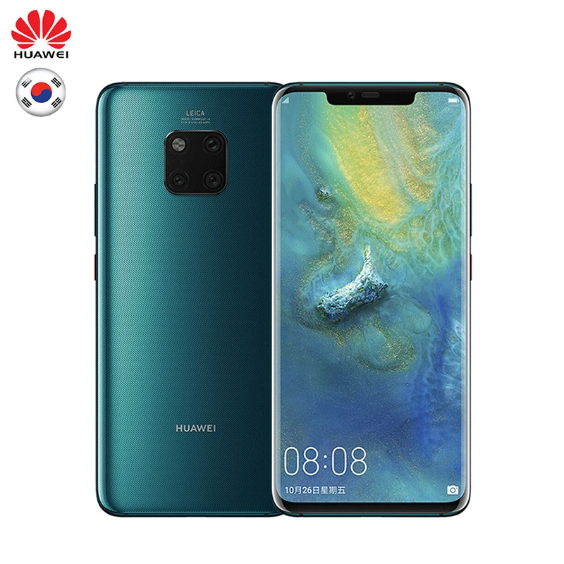

HUAWEI Mate 20 Pro Global Version Optional Mobile Phone Full Screen Waterproof IP68 40MP 4 Cameras Kirin980 Quick charger 10V/4A