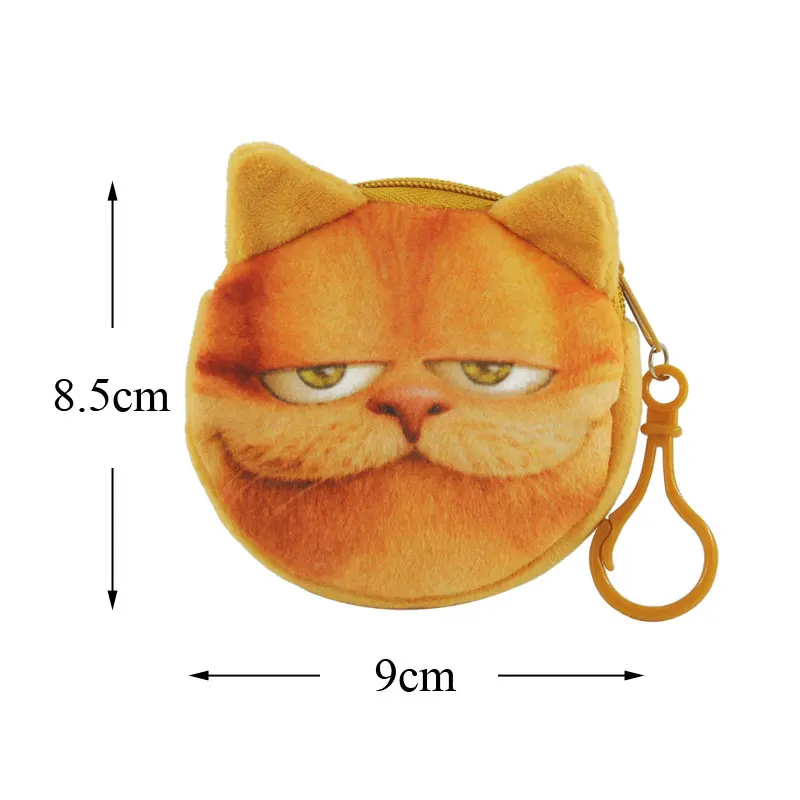 Kawaii Cartoon Garland печатные женские кошельки портативные на молнии для хранения денег