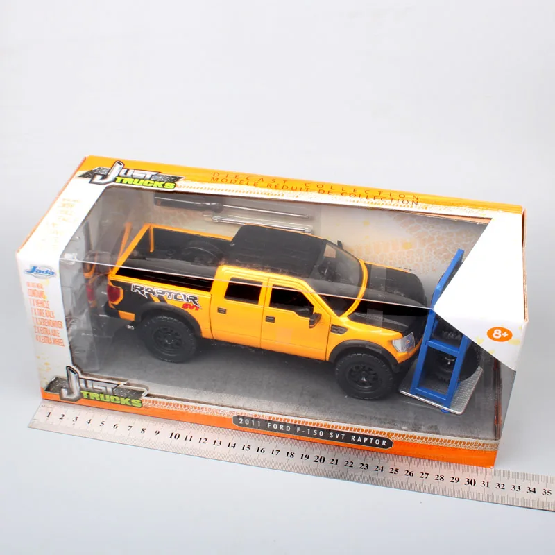 1/24 Jada 2011 Ford F-150 SVT Raptor Lobo pickup Diecasts& Toy Vehicles van metal масштабная модель автомобиля игрушка миниатюры для мальчиков