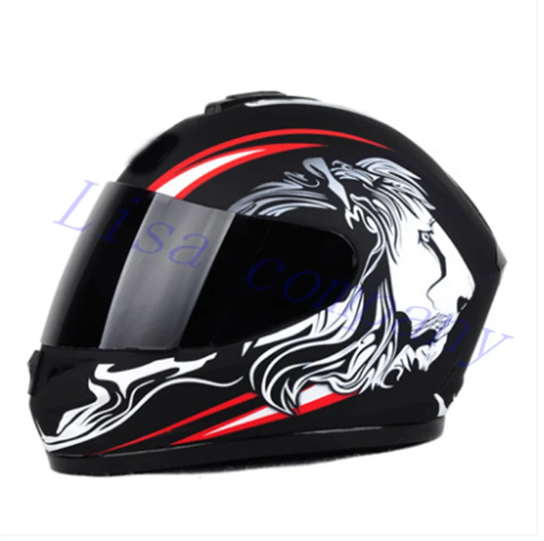 Men's motorcycle helmet all covered the sunscreen four seasons electric