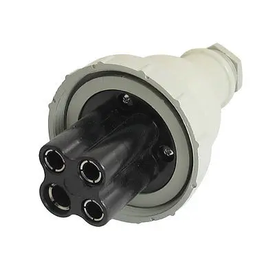 

250V AC 20 Amp 3P+E Single Hole Watertight Boat Marine Plug T-2MA