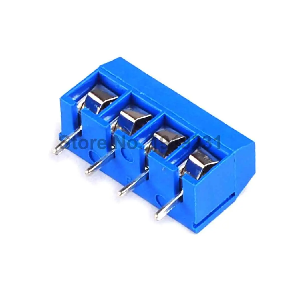 

50PCS KF301-4P 4 Pin Screw Terminal Block Connector 5.08mm Pitch
