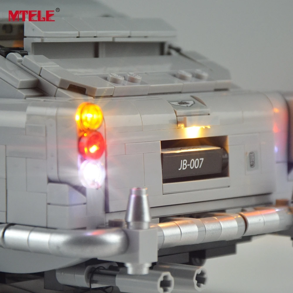 Набор светодиодсветильник п MTELE для 10262 Creator Jame Bond Aston Marting DB5 комплект
