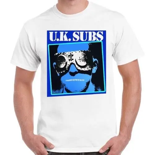 UK Subs Another Kind Of Blue Punk Retro T Shirt 316 | Мужская одежда