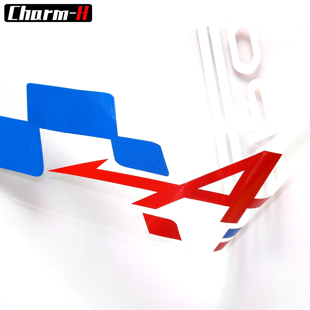 1 Piece Front Window Windsheild Logo Banner Vinyl Decal Stickers for Renault Clio R.S Twingo Megane Captur Sun Visor Stickers