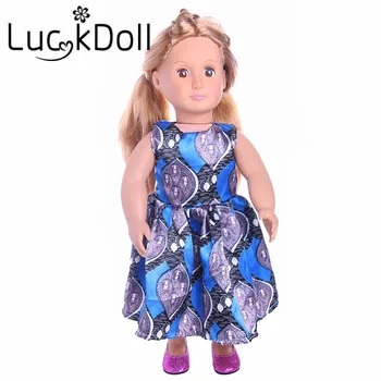 

7 New arrival hand fashion Best gift for children fashion 18 Inch Doll skirt (without shoes)