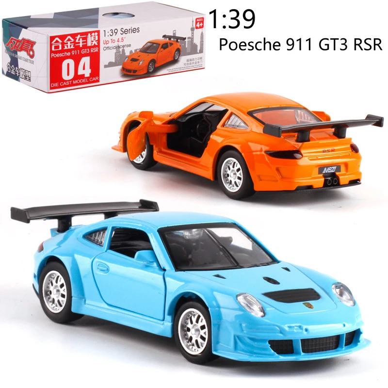 

Caipo 1:39 Pull-back car PorscheGT3 Alloy Diecast Metal Model Car For Collection & Gift & Decoration