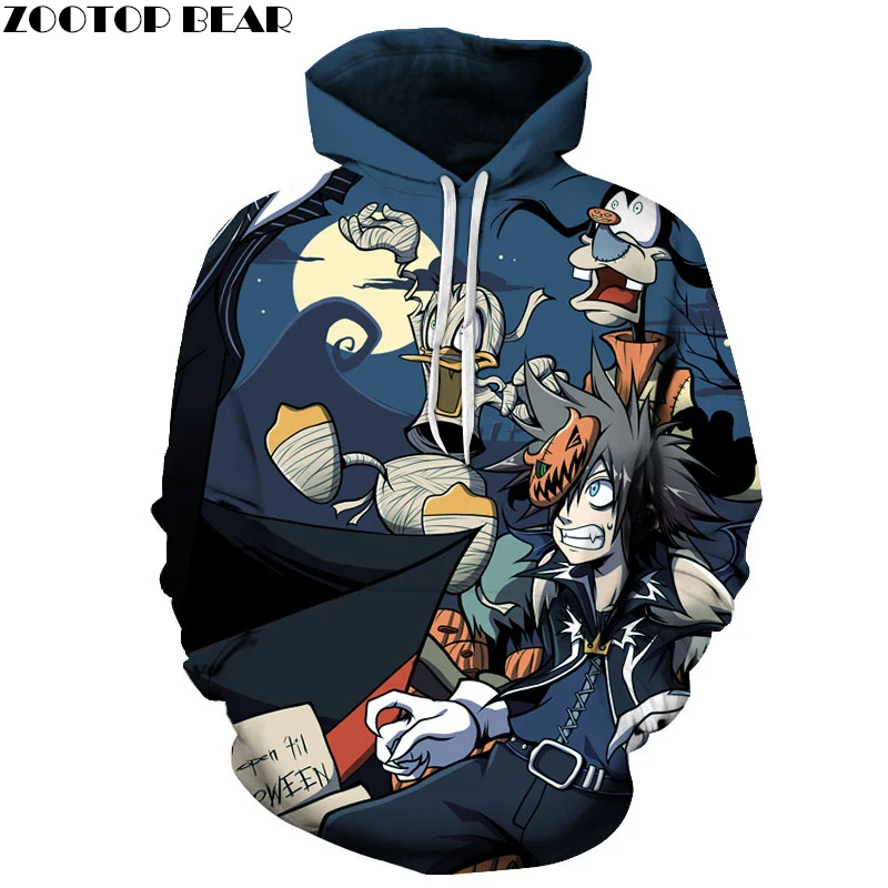 All Saints' Day Anime Sweatshirts Men Hoodies 3d Tracksuit