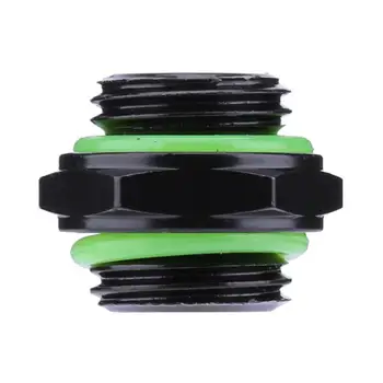 

1pcs G1/4 Dual External Thread Tube Connector Roll lace outer six corners design for PC Cooler Water Cooling System Tube