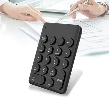 

Wireless Mini Keyboard and Mouse Keypad with 18 Round Keys for Laptop PC HJ55
