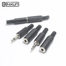 5 пар 3,5 мм аудио стерео/моно разъем jack 3,5 Мужской Женский штекер Jack зарядный разъем для телефона гарнитура сварочного типа