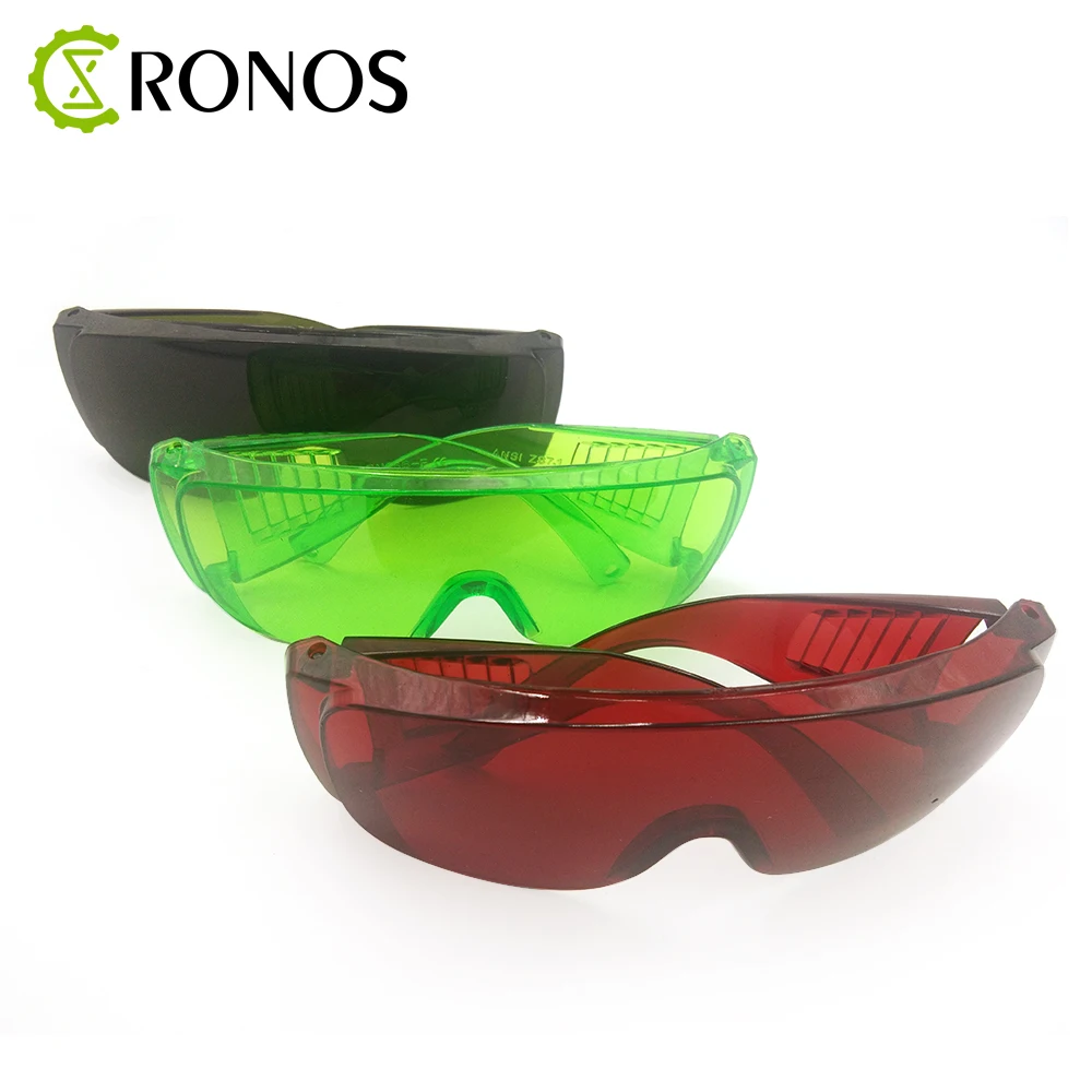 Free Shipping 1 Set Red/Green/Dark green Goggles Laser Safety Glasses