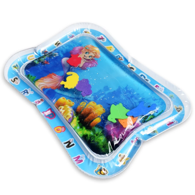 Надувной водный плавательный игровой коврик, детский игровой коврик для занятий спортом, Детский ковер, забавная игрушка для занятий животиком