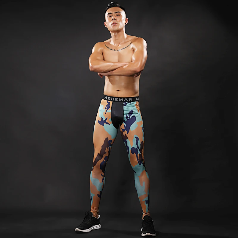 Military Camouflage Army BodyBuilding Sweatpants Pants Tights Fitness 