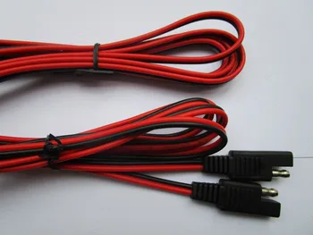 

5 x SAE to SAE 0.75mm^x2C Red Black Quick Connect Disconnect Weatherproof 200cm