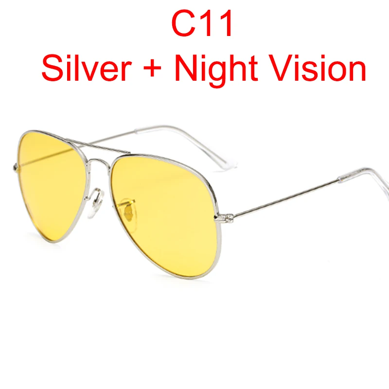 Longkeader, для влюбленных, поляризационные, дневное и ночное видение, очки с желтыми стеклами, для вождения, солнцезащитные очки, мужские, фирменный дизайн, лягушка, очки - Цвет линз: C11
