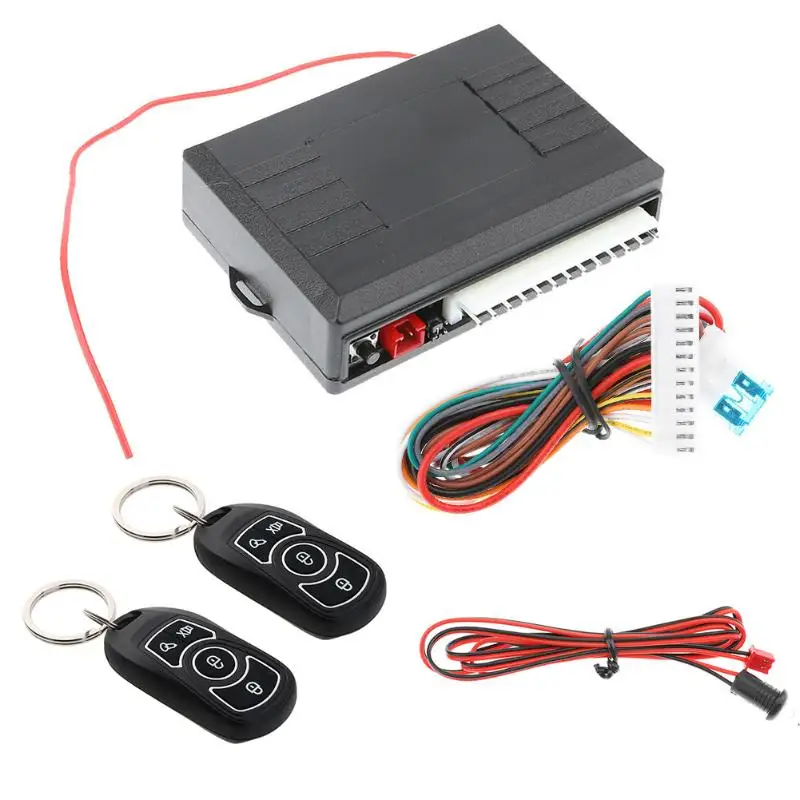 

Universal Auto Alarm Systems Car Remote Central Kit Door Lock Locking Vehicle Keyless Entry System New With Remote Controllers
