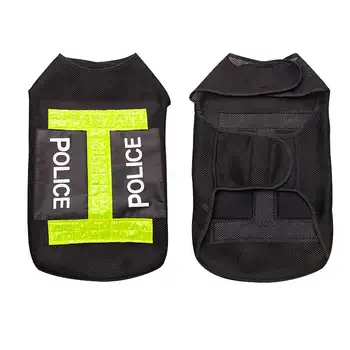 

Large Dog Police Safety Save Life Jacket Reflective Vest Pet Dog Preserver Coat Clothes Pets Supplies 669