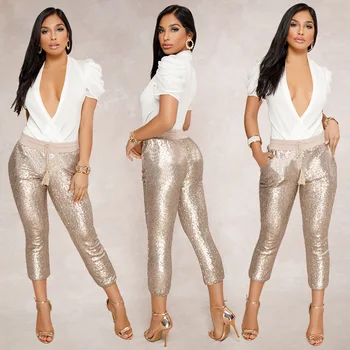 

Pantalon Mujer Polyester Cotton Flat Sale Sweatpants Limited Women Free Shipping 2020 Summer Pants Casual Pearl Pencil Feet