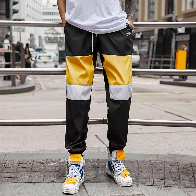 Una Reta хип-хоп брюки мужские s Новые Модные цветные штаны-шаровары уличные мужские повседневные брюки для бега спортивные брюки мужские
