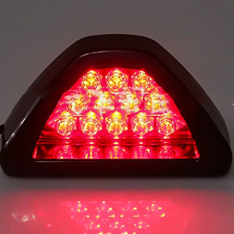 

Triangle Car Tail Lights Brake Light Fog Lamp Universal Red LED Flash Bulbs Truck Auto Warning Light Car-styling