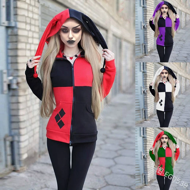 Disfraz de payaso de circo para mujer, minivestido Irregular de rejilla,  uniforme de arlequín travieso para Halloween, 2021 - AliExpress