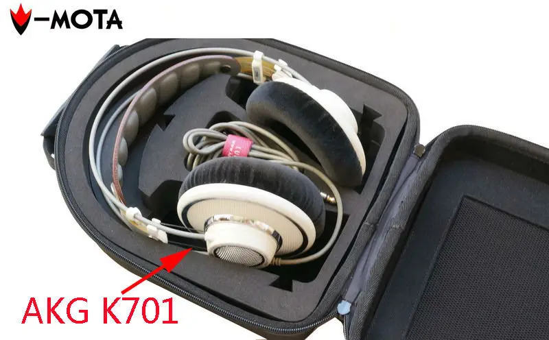 V-MOTA ВМТ наушников чехол коробок для AKG K601 K701 K702 Q701 Q702 K712pro K612 K812 pro K272HD наушников(чемодан для гарнитуры