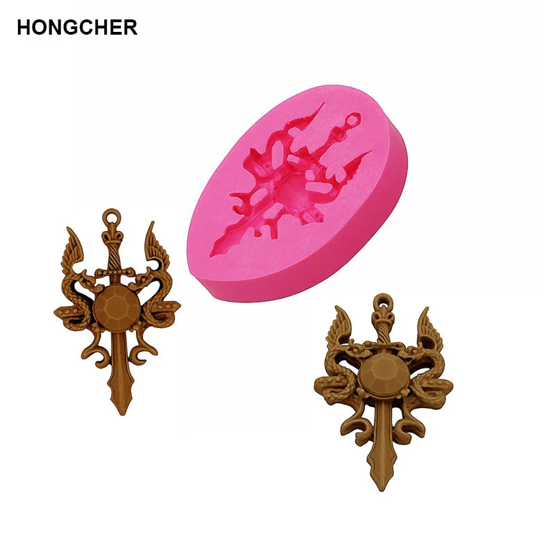 

Cross Ssangyong play beads fondant silicone mold, chocolate mold, cake dessert mold, kitchen baking gadget, jelly pudding mold