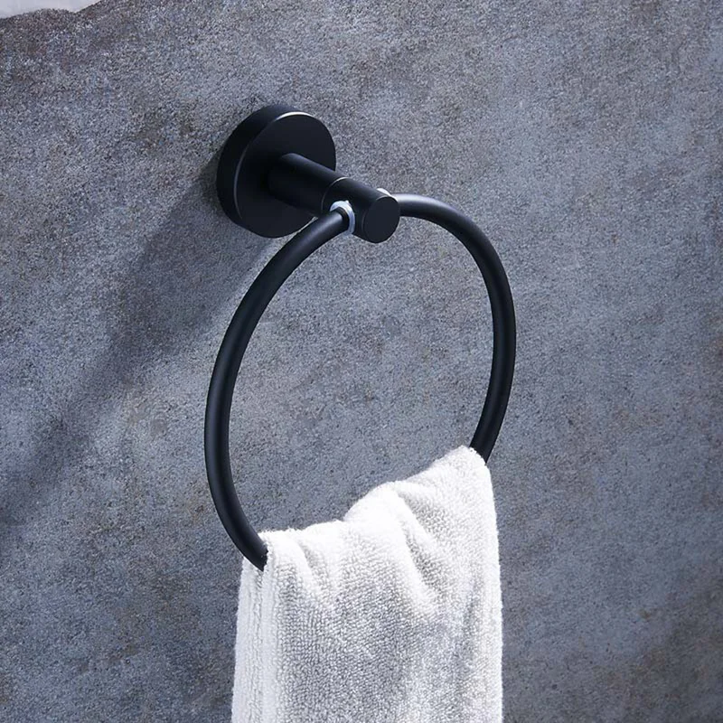 

Kitchen Hanging Rag Dishcloth Shelf Scarf Storage Ring Rack Bathroom Metal Towel Hanger Wall Mounting Hook Decorative Holder