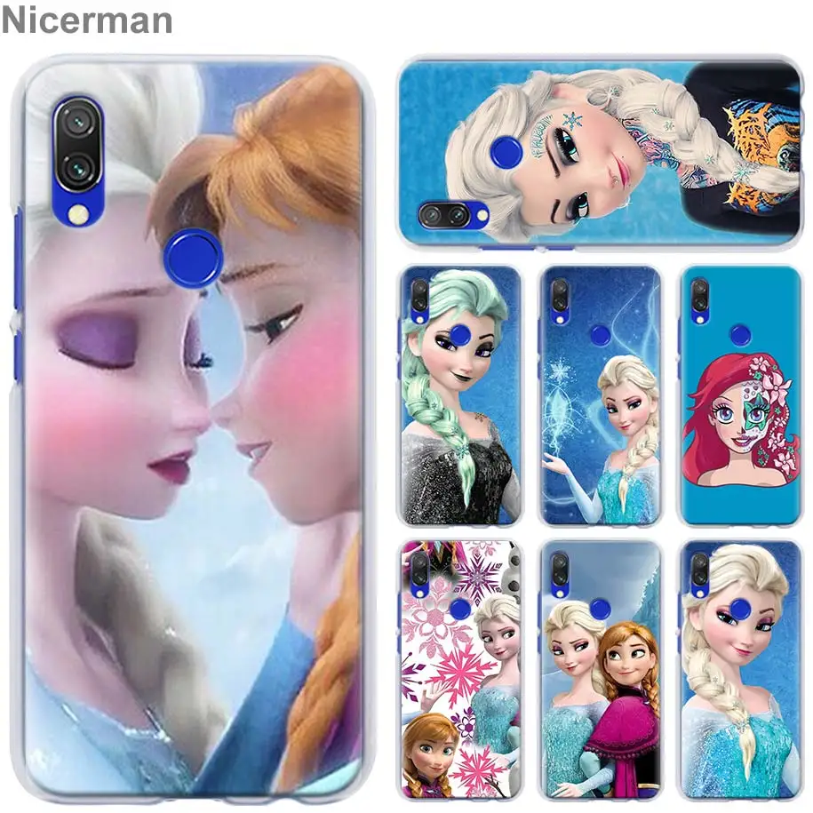 

Punk Elsa Tattoo Princess Case Cover for Xiaomi Redmi Note 5 6 7 Pro 4X 7 6 6A 5 Plus 5A S2 GO Pocophone F1 Phone case Coque
