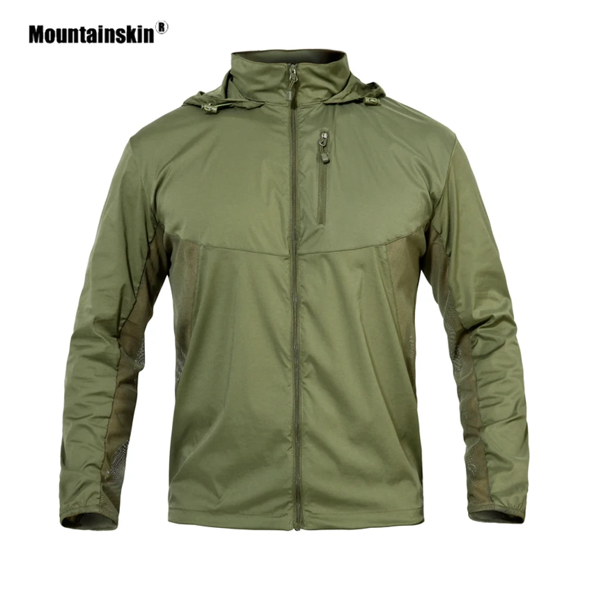 Куртка Mountainskin Мужская быстросохнущая ветрозащитная уличная куртка для рыбалки