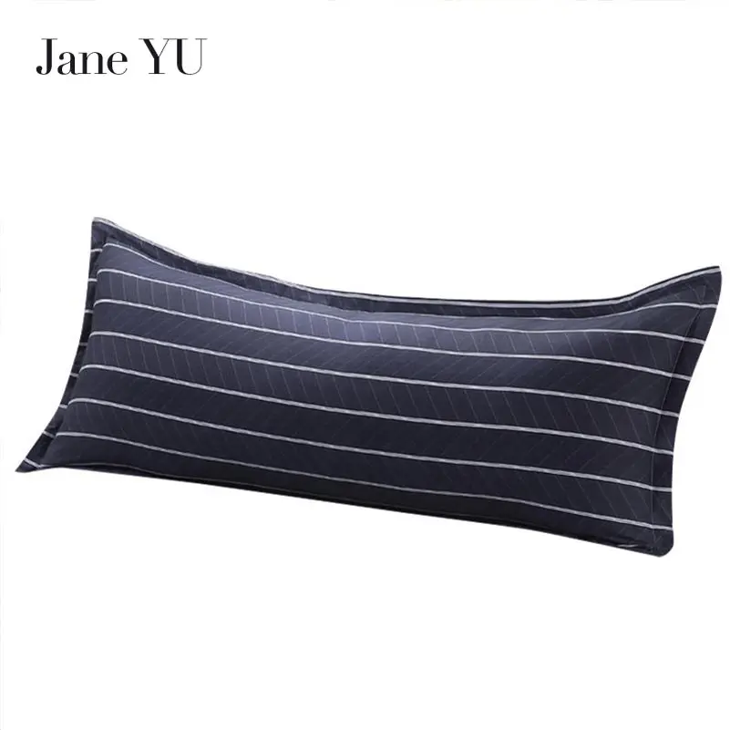

Jane YU 100% Cotton Fashion 48*120cm 48*150cm Long Pillowcase Soft Breathable Cotton Pillow Case Cover