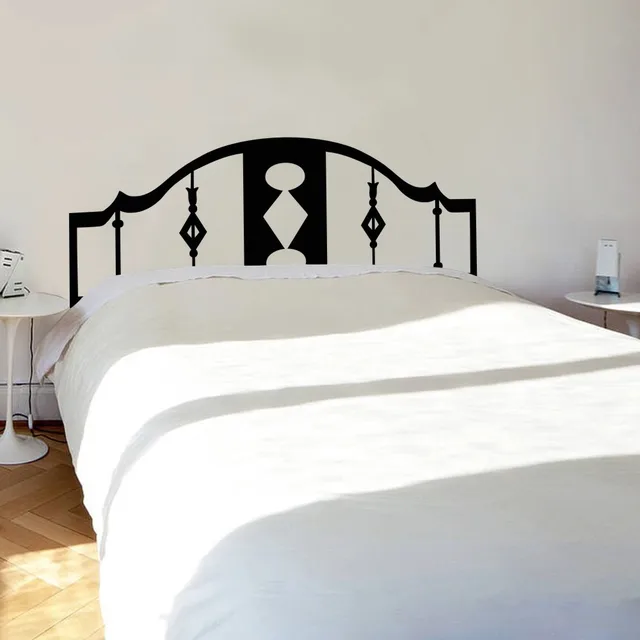 newest fashion abstract wall decal headboard geometric dorm decor