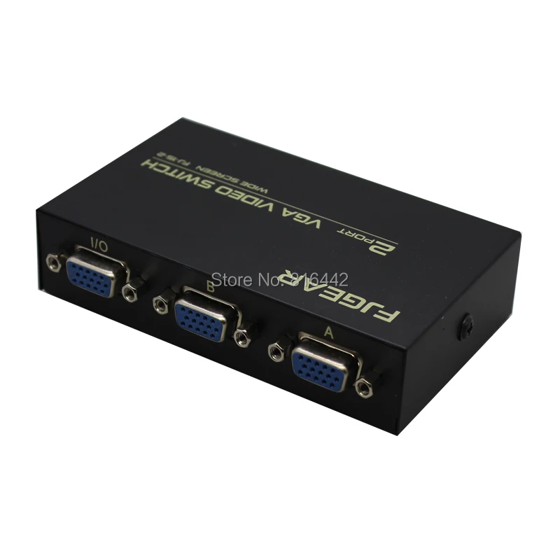 NEW High Quality 2 Port VGA Switch LCD Monitor KVM