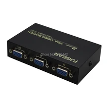 NEW High Quality 2 Port VGA Switch LCD Monitor KVM Switcher 2 to 1 Selector Box 2 in 1 Vga Sharer Splitter For Computer