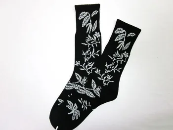 

Retail cotton men Fashion rose coco tree akomplice thicken bottom hiphop men Walking Socks 2pair/lot