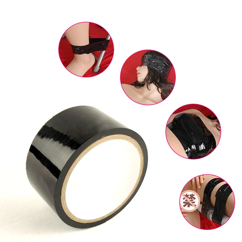 

1 PCS Static Bondage Tape Anti-stick Hair Bdsm Bondage Slave Restraints Sex Flirting Fun Games Role Play Erotic Toys For Couples