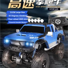 Большая быстрая скалолазание по бездорожью rc литая игрушка автомобили 2855 2,4 г 1:8 полная шкала 51 см большая нога высокая скорость пикап дистанционного contol грузовик