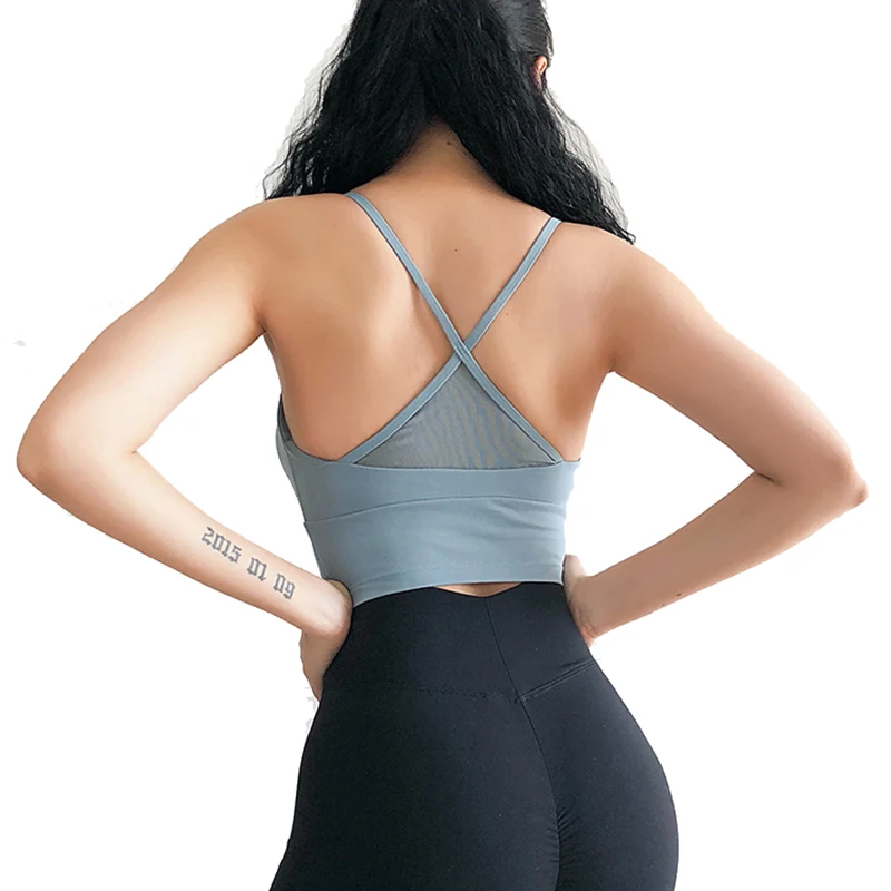 

Women Supper Comfort High Impact Light Weight Quick Dry Racerback Workout Active Sports Bra