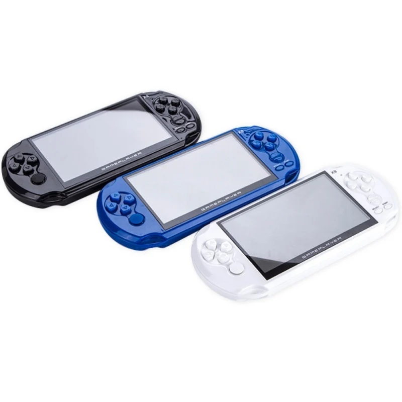 

8G X9 Rechargeable 5.0 inch 8G Handheld Retro Game Console Video MP3 Player Camera Handheld Game Players