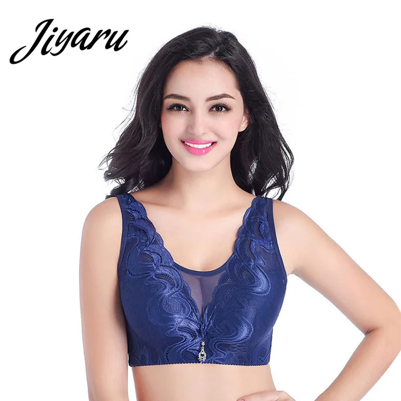 Lace Bras for Women Plus Size Bra with Elastic Wirefree